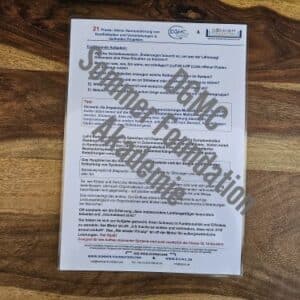 Chart 21: Aktive Harmonisierung von Konfliktketten und Verstrickungen in laufenden Projekten